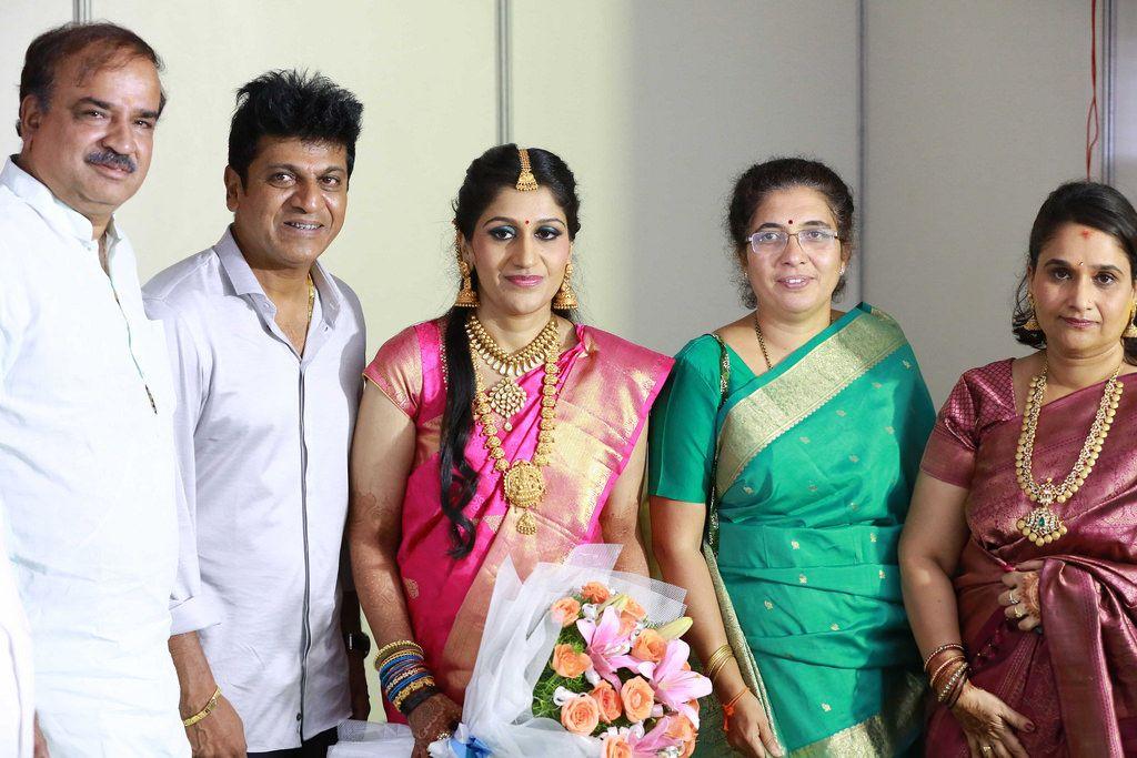 Shivaraj Kumar Daughter Marriage Photos