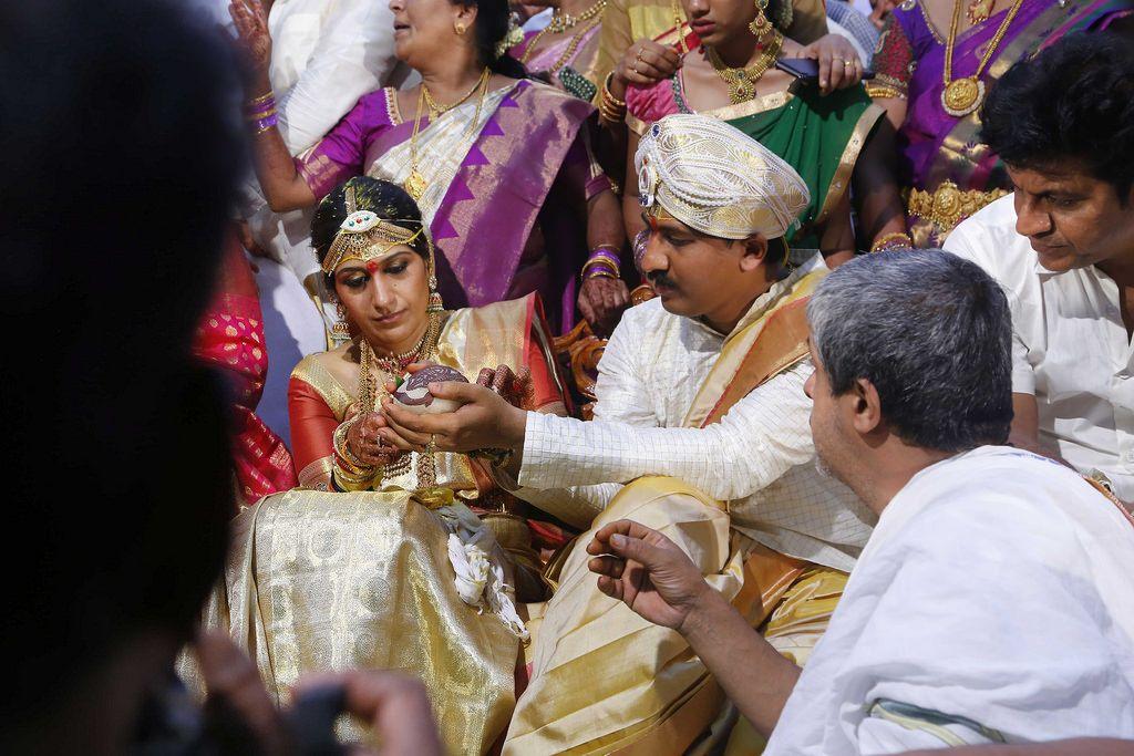 Shivaraj Kumar Daughter Marriage Photos