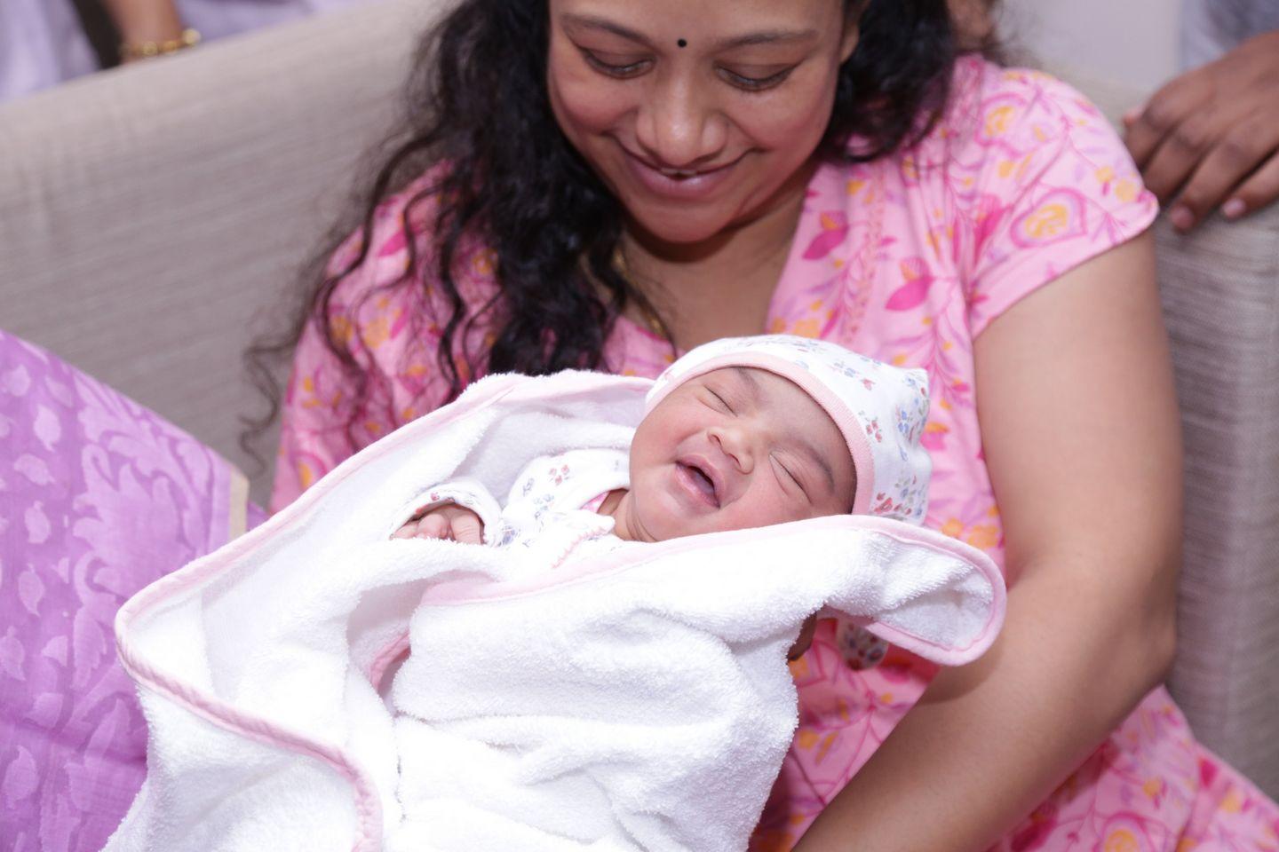 Shobi and Lalitha Gopi Blessed With baby Girl