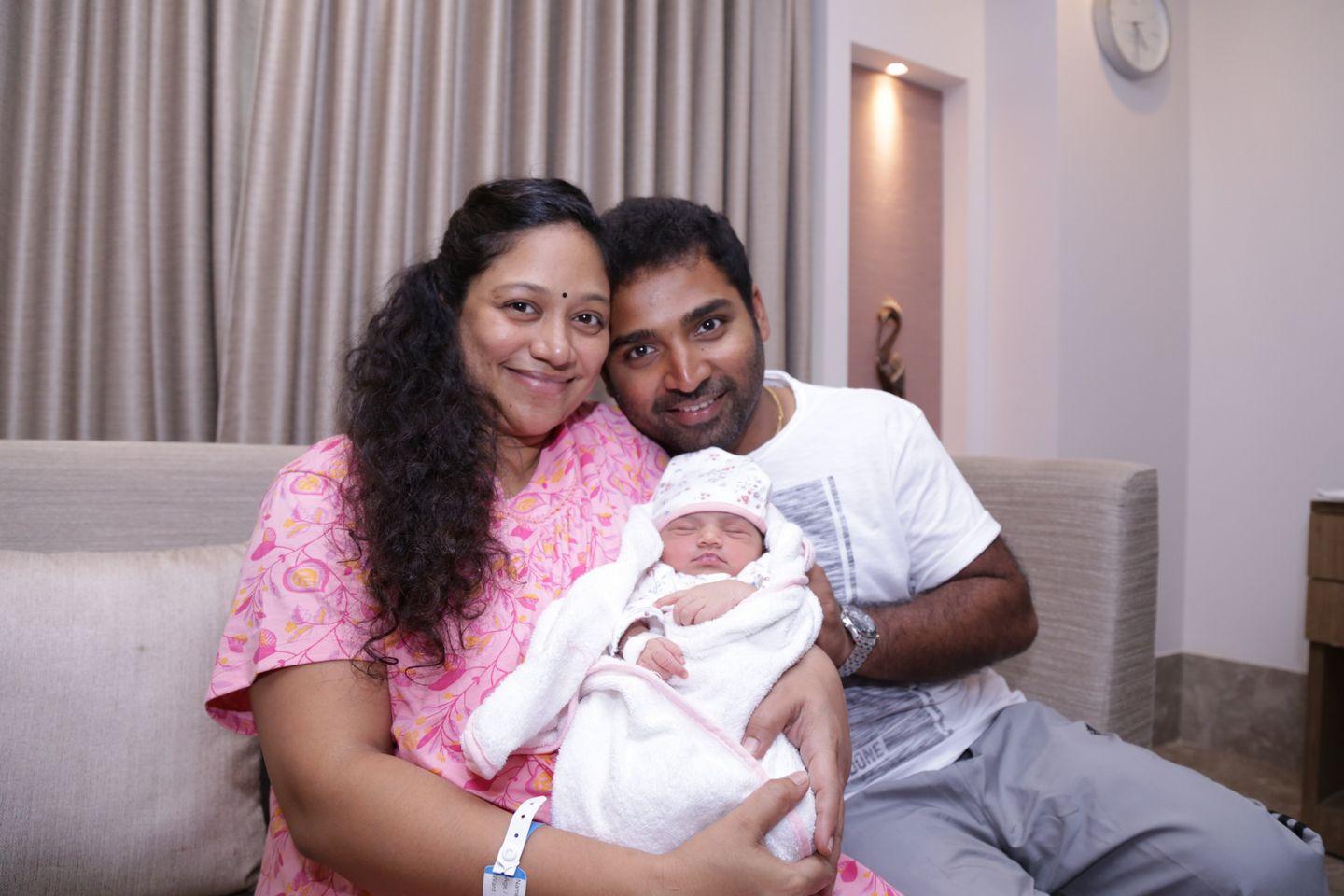 Shobi and Lalitha Gopi Blessed With baby Girl