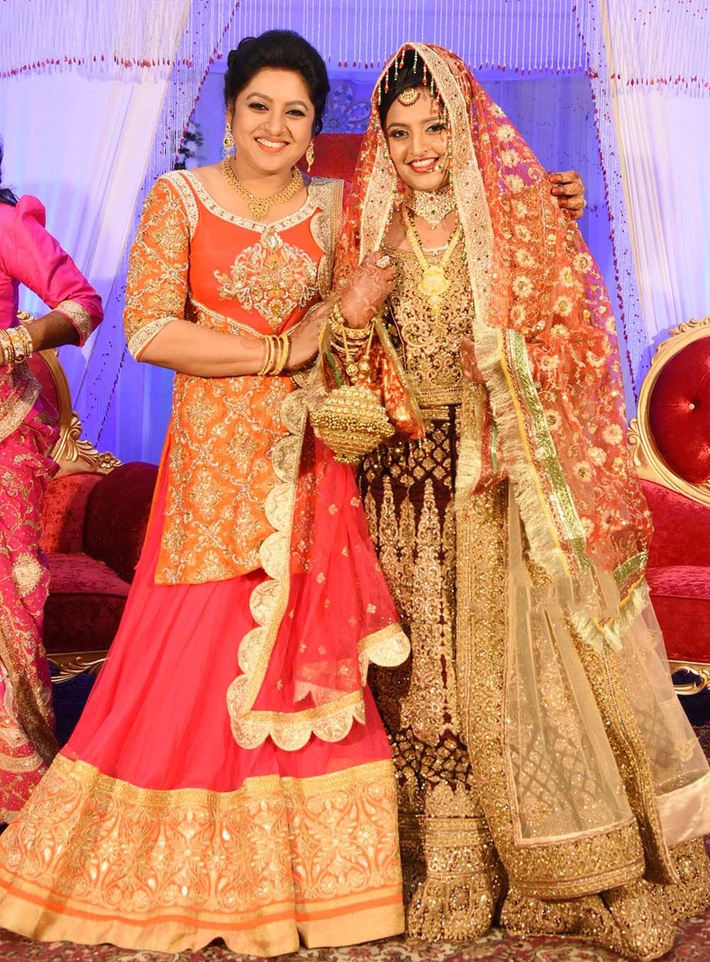 Side Actress Sana Aunty Daughter Wedding Photos