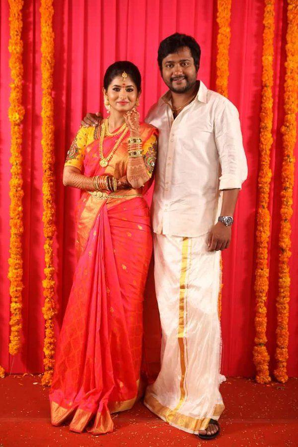 Simhaa And Reshmi Menon Engagement Photos