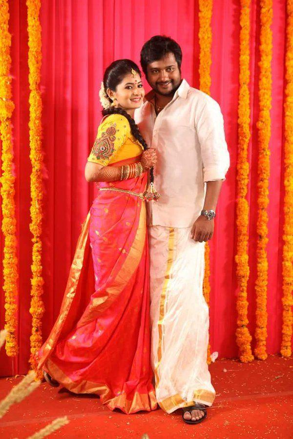 Simhaa And Reshmi Menon Engagement Photos