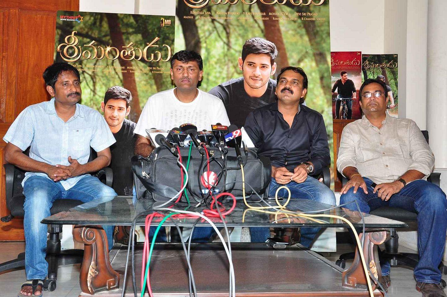 Srimanthudu Movie Success Press Meet