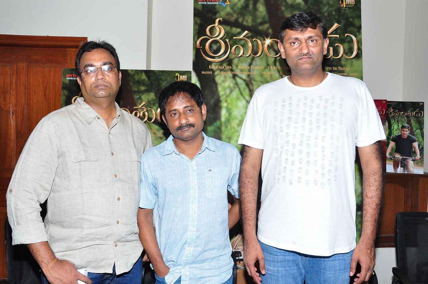 Srimanthudu Movie Success Press Meet