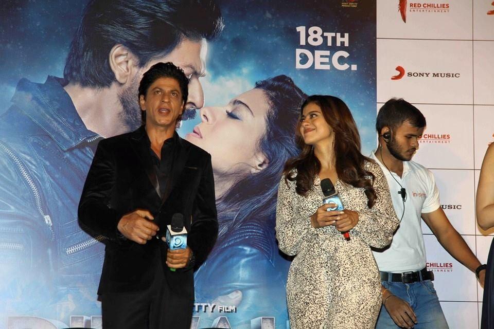 SRK And Kajol Dilwale Guera Song Launch Photos