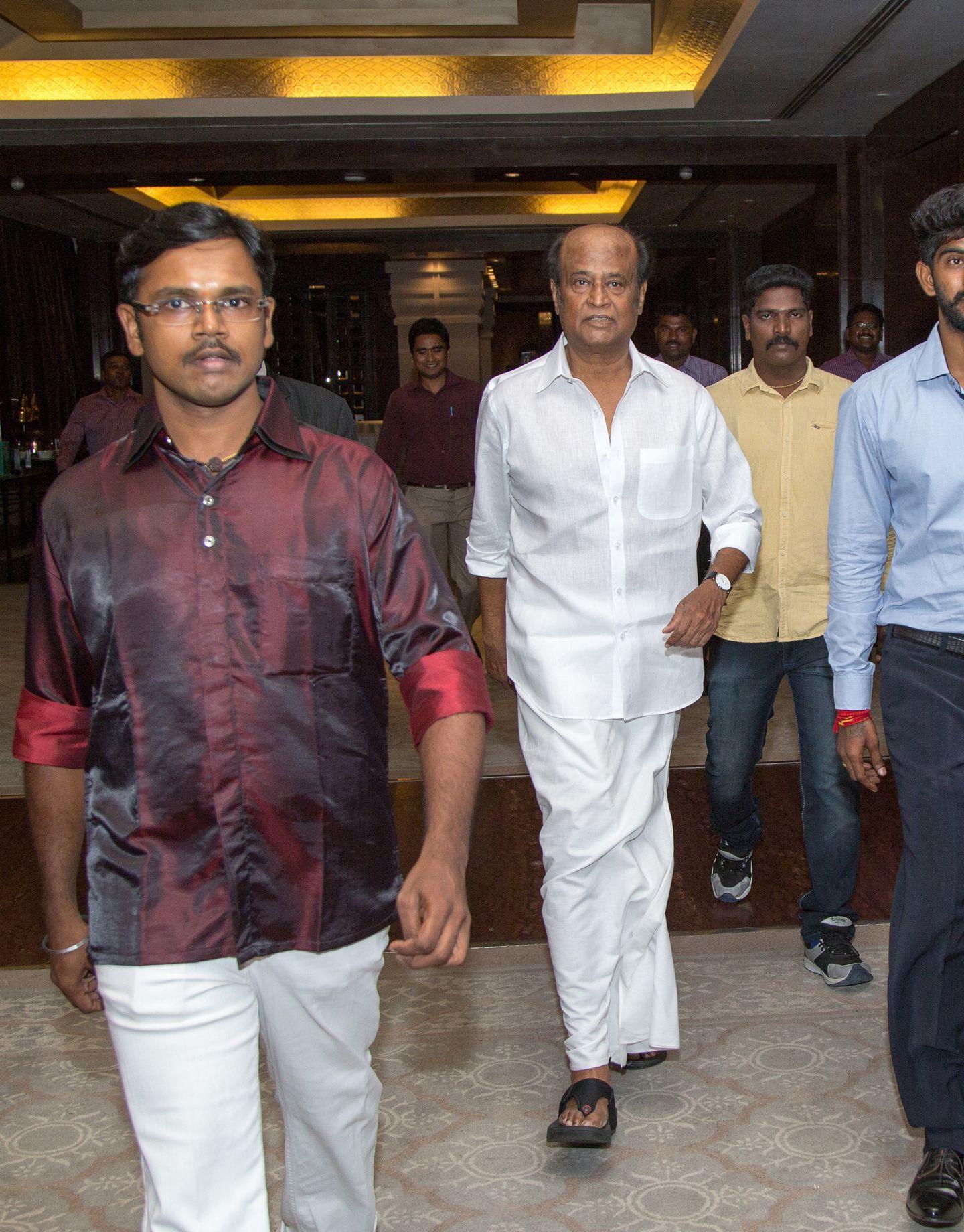 Super Star at K.S.Ravikumar Daughter Marriage Party Photos