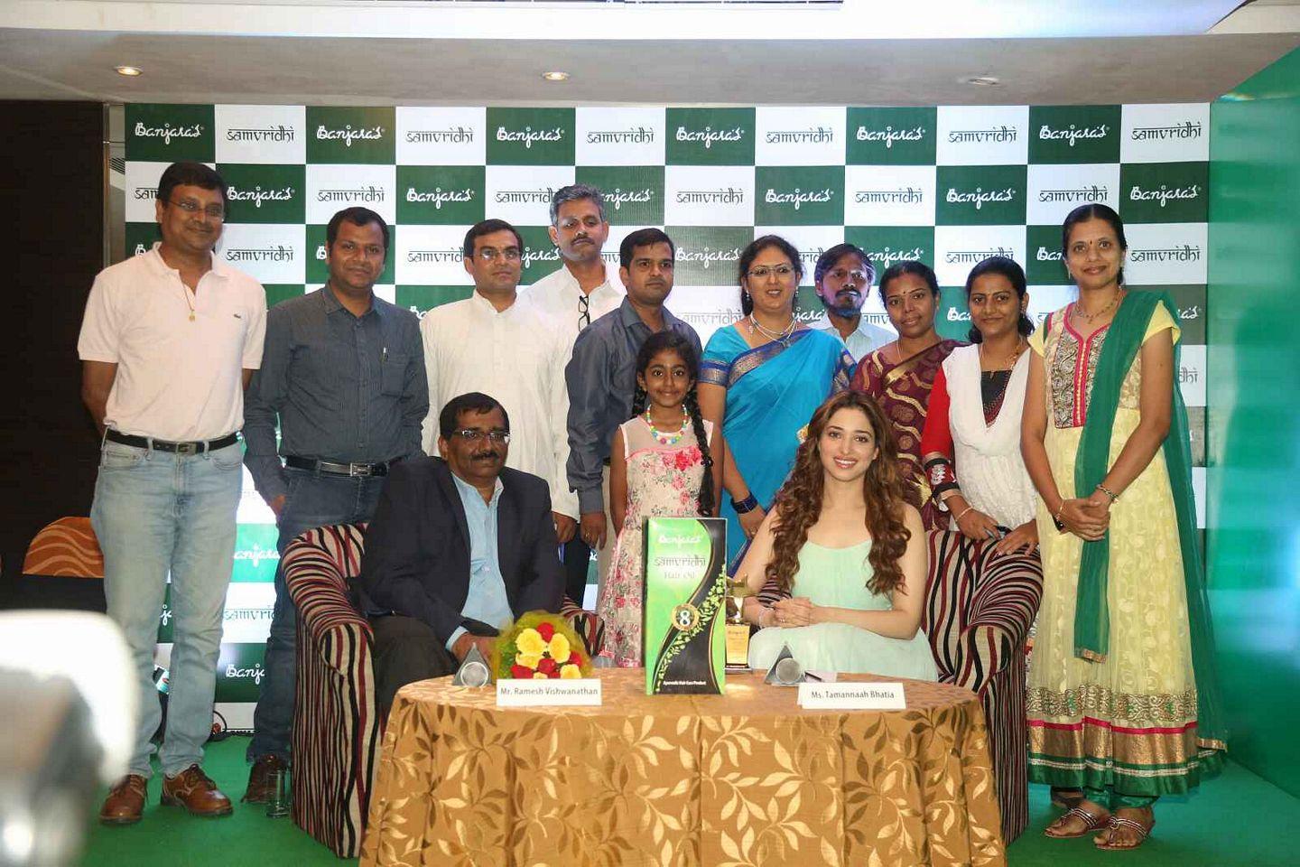 Tamanna Launches Banjara Hair Oil Product Photos