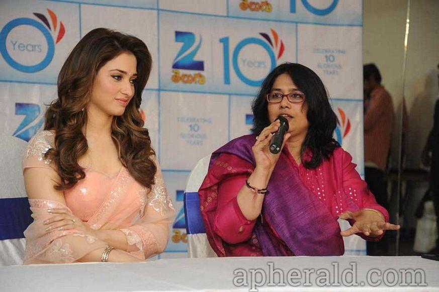 Tamannaah At Zee Telugu Press Meet Photos