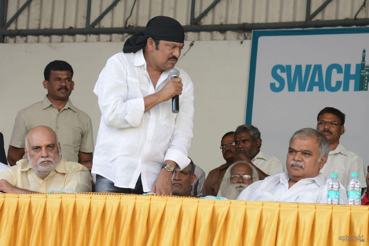 Telugu Film industry Participate Swachh Bharat