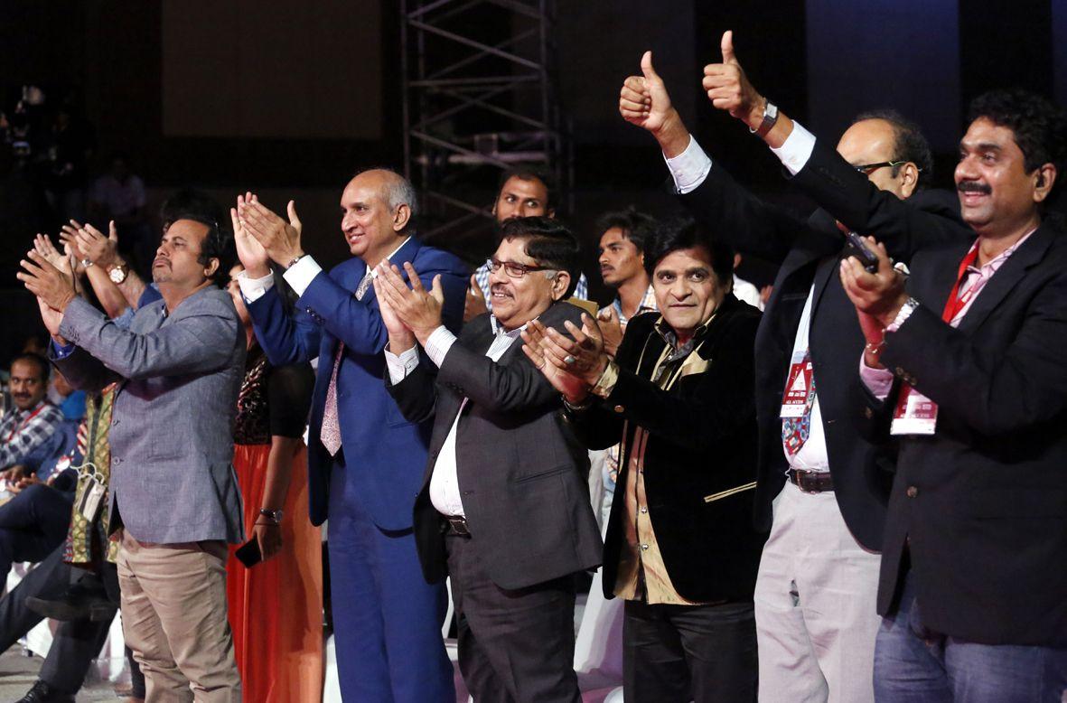 Tollywood Celebs At Cinemaa Awards