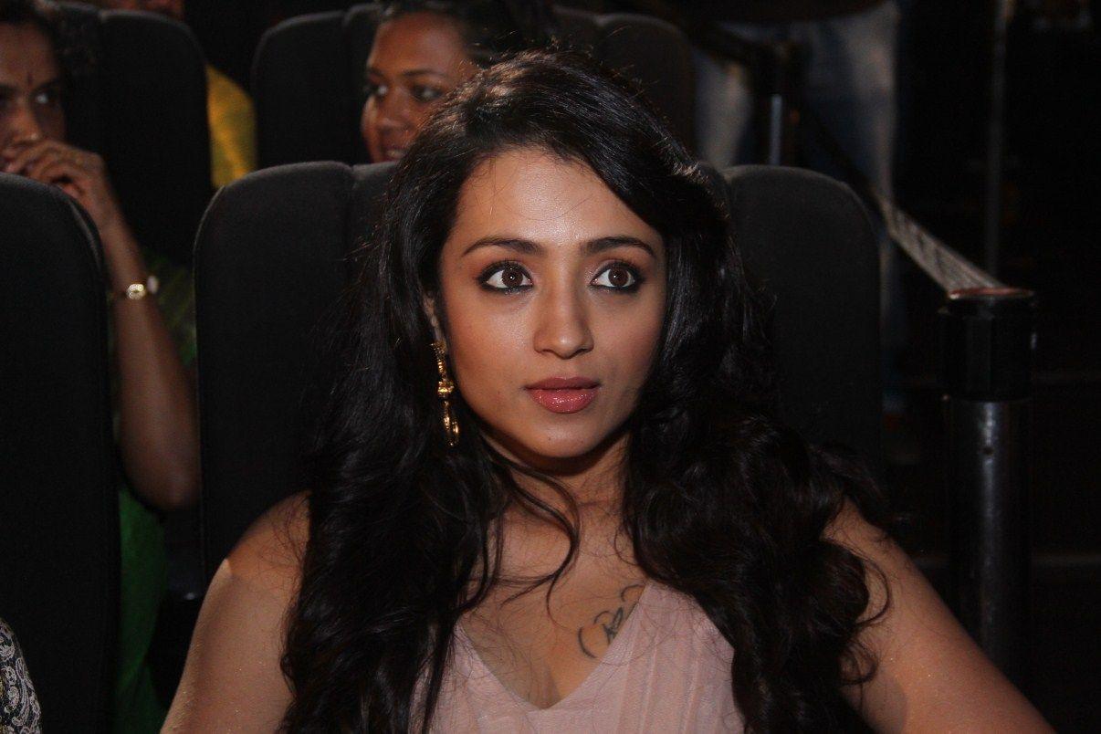 Trisha Stills at Thoonga Vanam Audio Launch