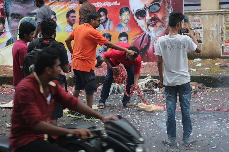 Vedalam Movie Theater Celebrations Photos