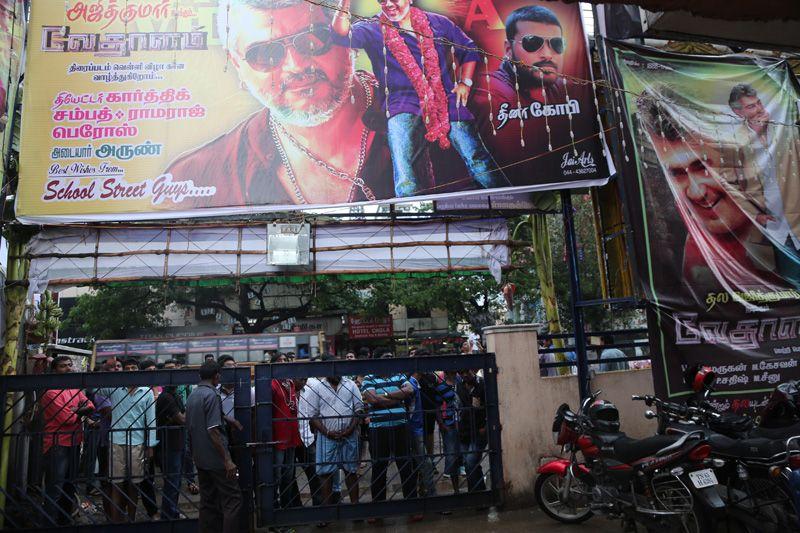 Vedalam Movie Theater Celebrations Photos