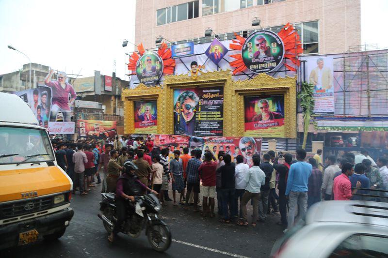 Vedalam Movie Theater Celebrations Photos