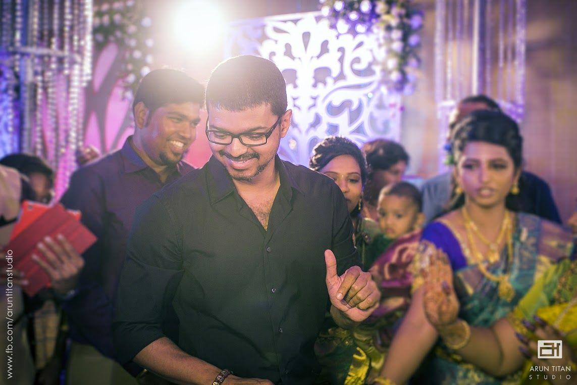 Vijay at Jothiram Pavithra Engagement Photos