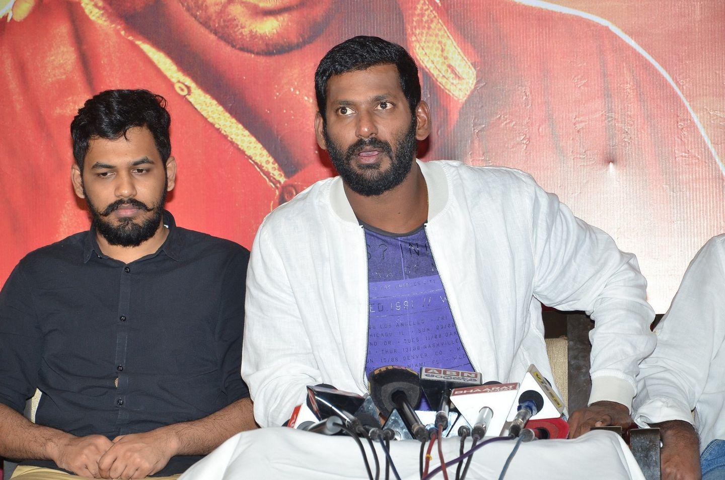 Vishal Kathakali Movie Press Meet Photos