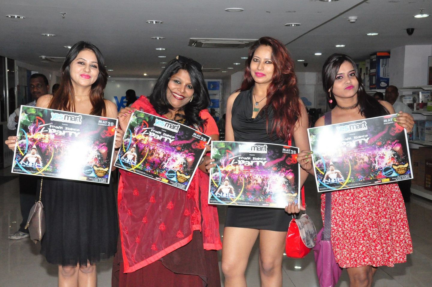 Yes Mart DJ Foam Dance Party Poster Launch Photos