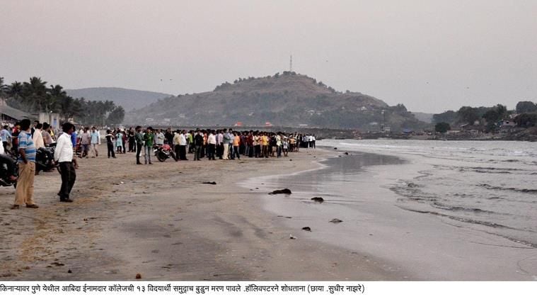 13 Students drown in Murud Beach Tragedy Photos