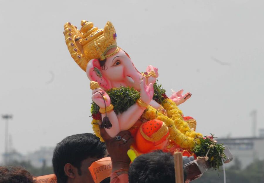 2016 Ganesh Nimajjanam in Hyderabad Photos