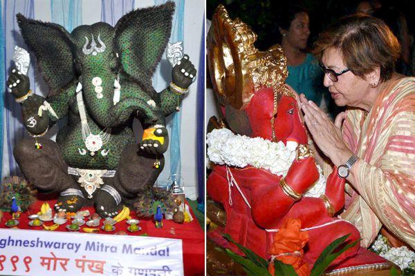 Bollywood Stars celebrate Ganesh Chaturthi Photos