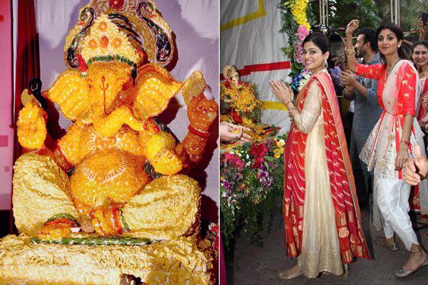 Bollywood Stars celebrate Ganesh Chaturthi Photos