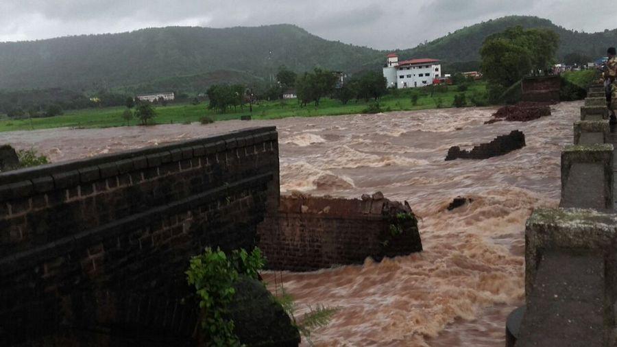 Bridge Collapses On Mumbai Goa Photos