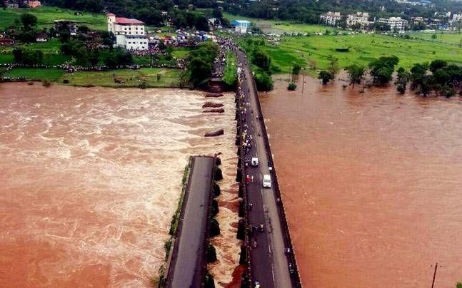 Bridge Collapses On Mumbai Goa Photos