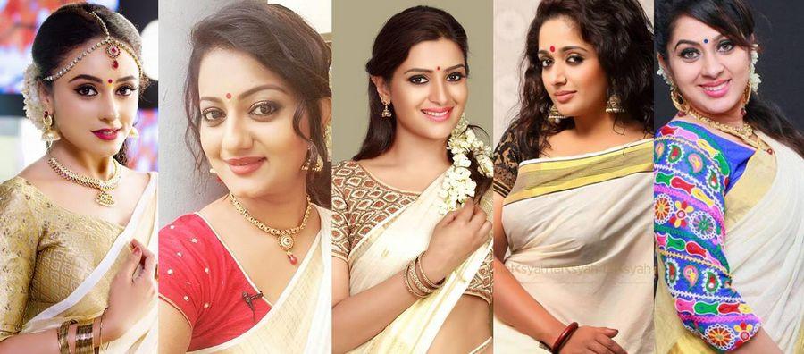 Celebrities Look Gorgeous In Onam Celebration Photos