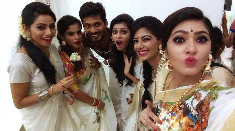 Celebrities Look Gorgeous In Onam Celebration Photos