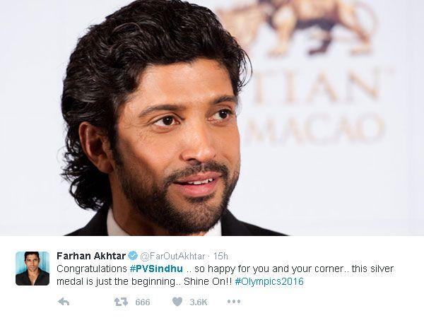 Celebs Who Congratulated PV Sindhu On Sliver Medal In Olympics