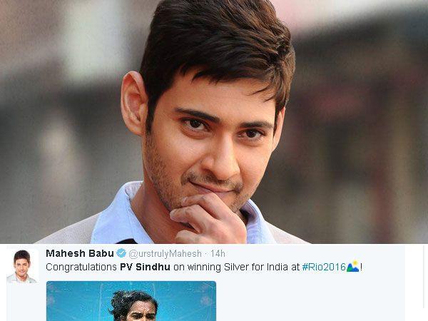 Celebs Who Congratulated PV Sindhu On Sliver Medal In Olympics