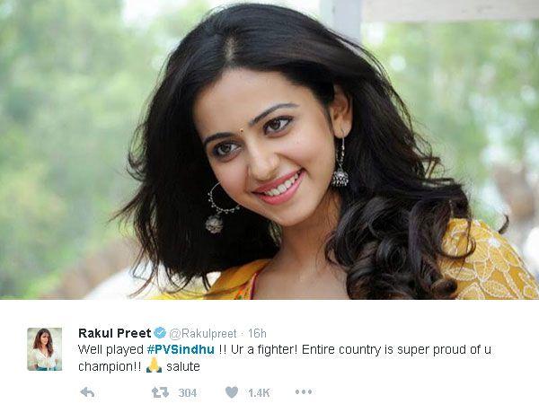Celebs Who Congratulated PV Sindhu On Sliver Medal In Olympics