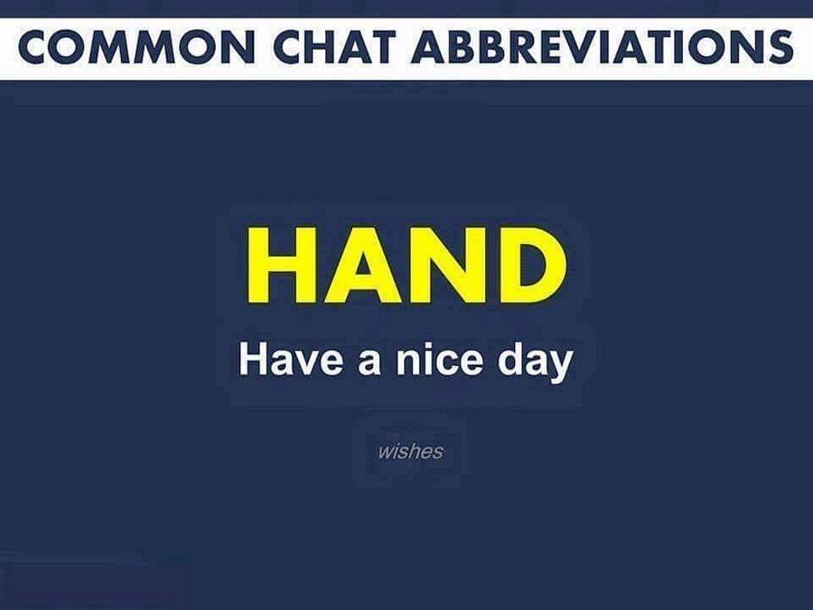 Common Chat Abbreviations