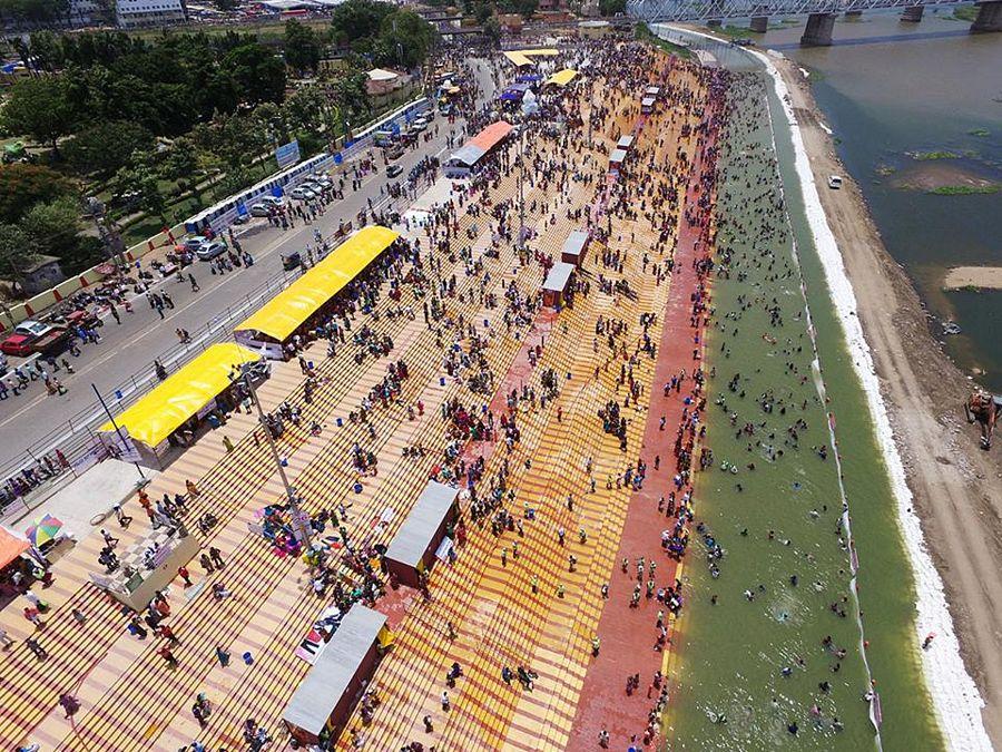 Crowd at Krishna Pushkaralu