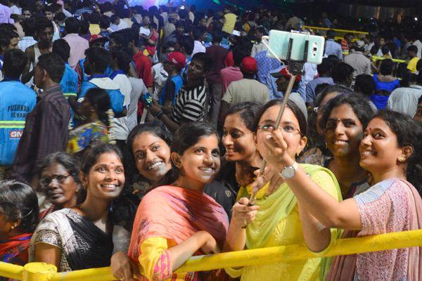 Crowd at Krishna Pushkaralu
