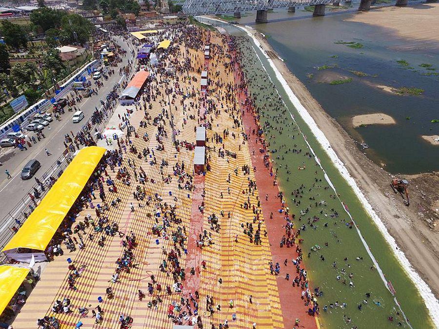 Crowd at Krishna Pushkaralu