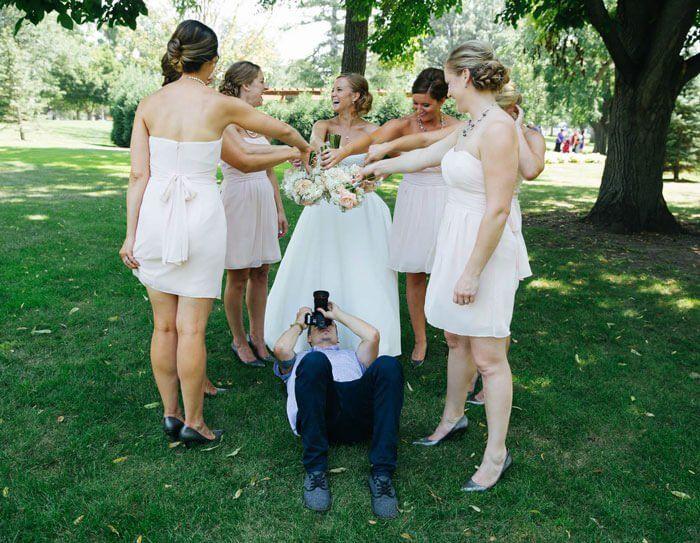 Dedicated Wedding Photographers Who Went To Hilarious Extents To Deliver That Perfect Shot
