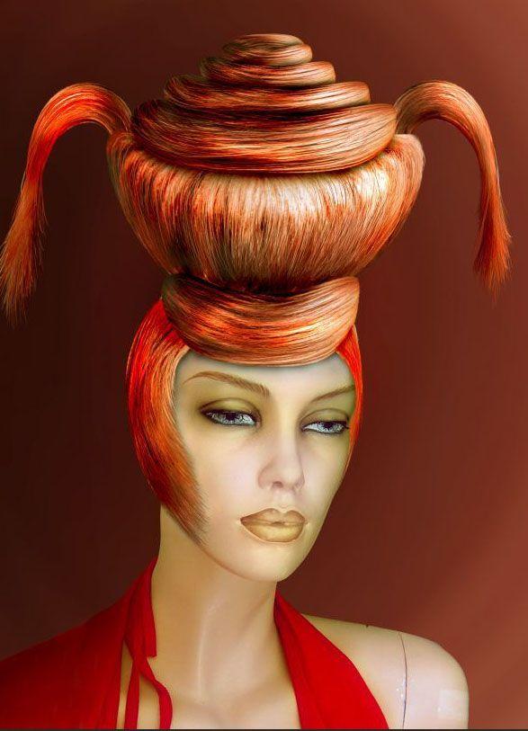 Funny Hairstyle Of Women Photos