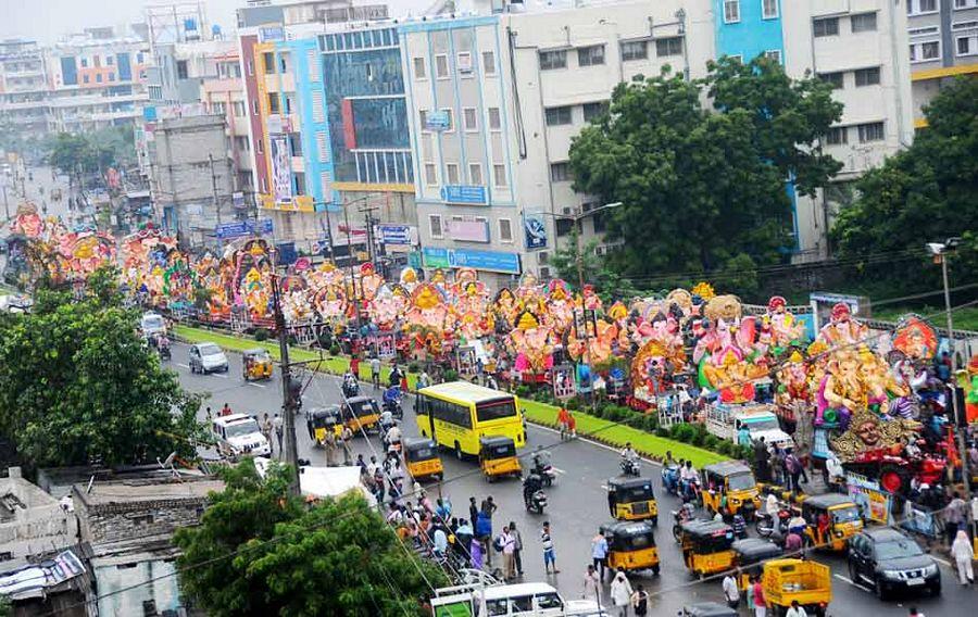 Ganesh Nimajjanam 2016 In Hyderabad Photos