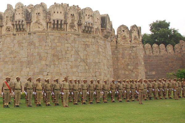 Golconda Fort police parade rehearsals Photos