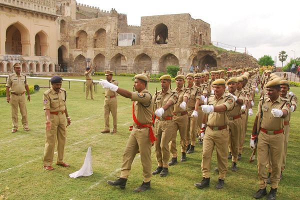 Golconda Fort police parade rehearsals Photos