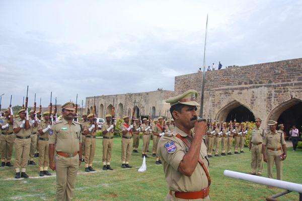 Golconda Fort police parade rehearsals Photos