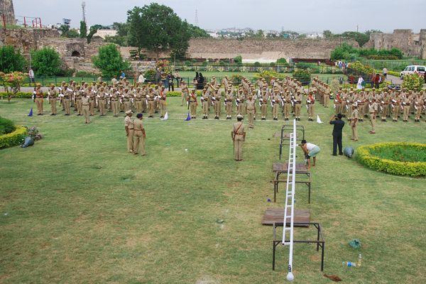 Golconda Fort police parade rehearsals Photos