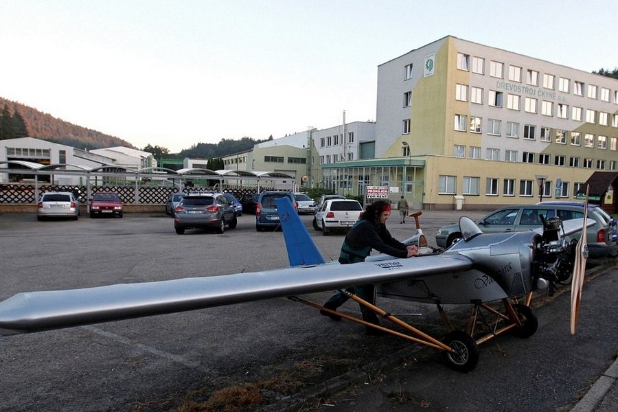 Homemade Wooden Plane Unseen Photos