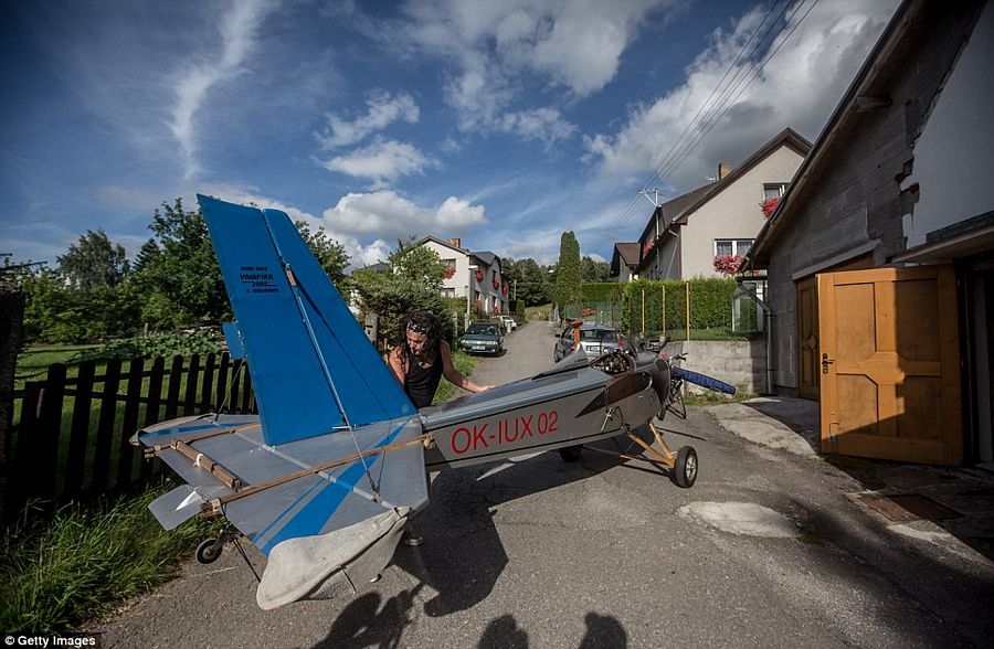 Homemade Wooden Plane Unseen Photos