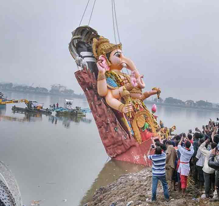 Khairatabad Ganesh Nimajjanam Exclusive Photos