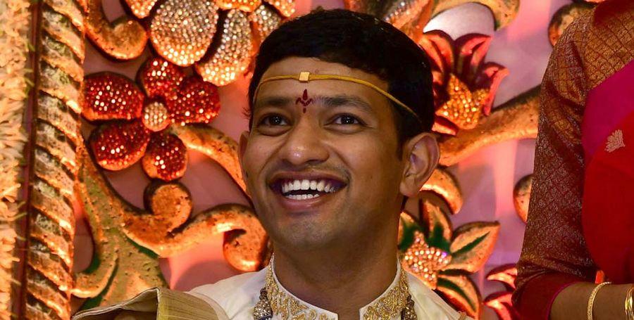 Konijeti Rosaiah's Grand Son Anirudh Wedding Photos