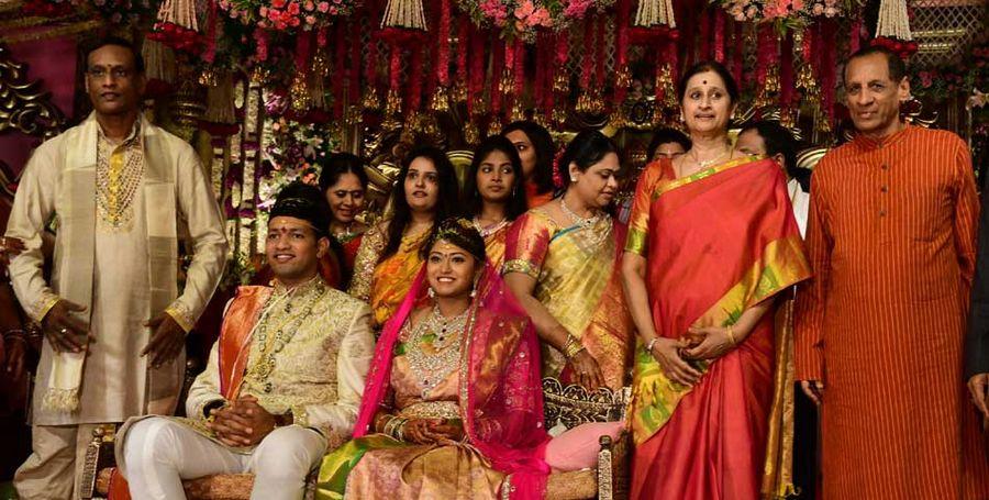 Konijeti Rosaiah's Grand Son Anirudh Wedding Photos