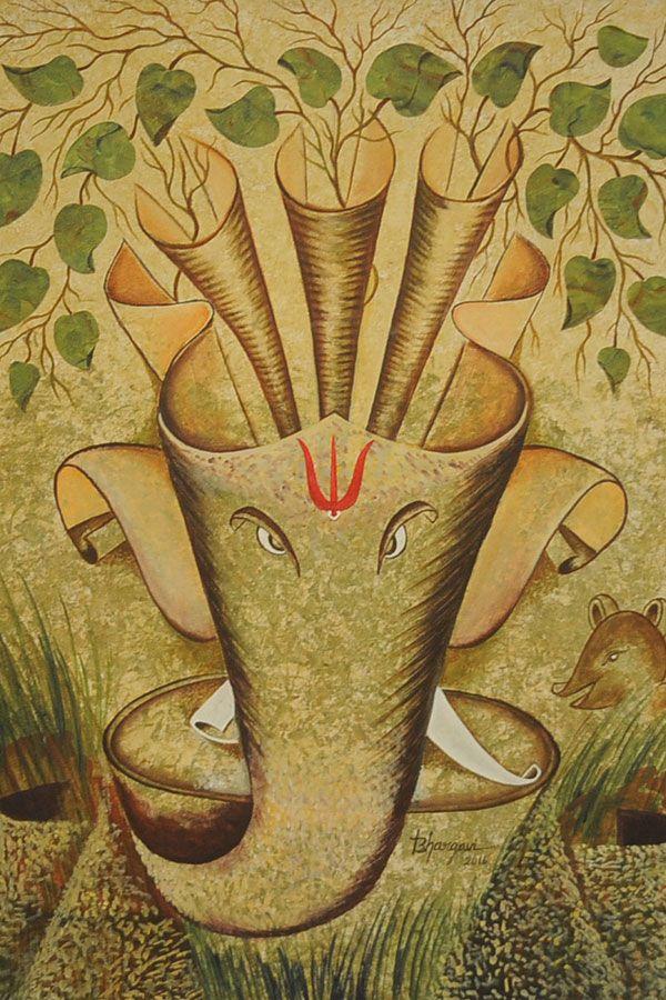 Lord Ganesha Painting Exhibition photos